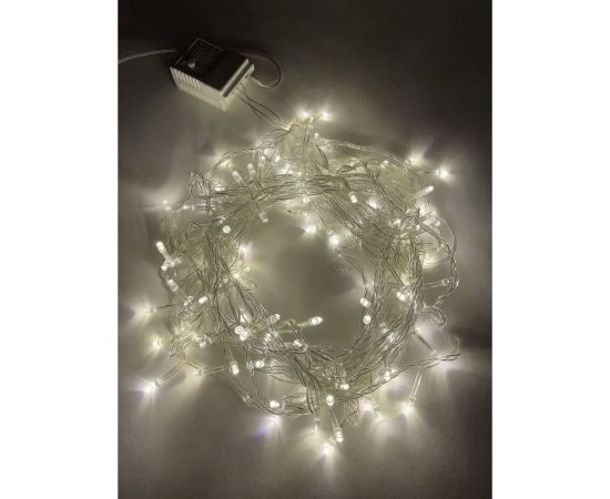 Гирлянда ЭРА ENIN10B LED Нить, 10 м, теплый свет, 8 режимов, 220V, IP20 Б0041894 