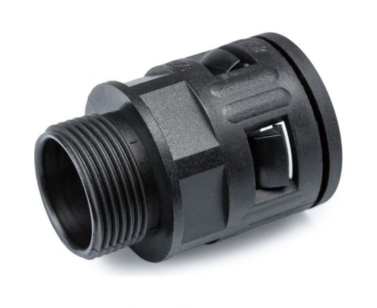 Муфта для гофрированных труб WEYER WQG-P21B/AD25.5 - коннектор прямой, нар. PG21 WE0208100 