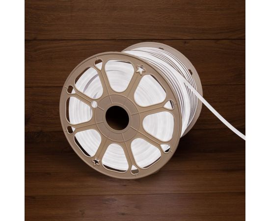 Гибкий неон NEON-NIGHT LED SMD 8х16мм белый 120 LED/м бухта 100м 131-045 