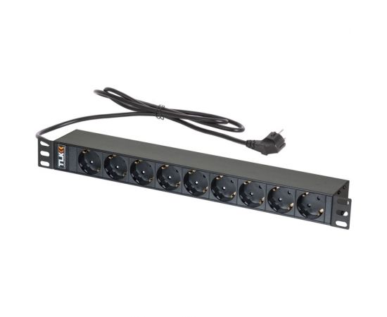 Блок электрических ро��еток TLK 19, металлический корпус TLК-RSC09-M-04-BK 