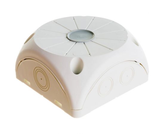 Монтажная (распределительная) коробка для видеокамер Промрукав белая 100x100x50 1шт 60-0500-9003 – изображение 2