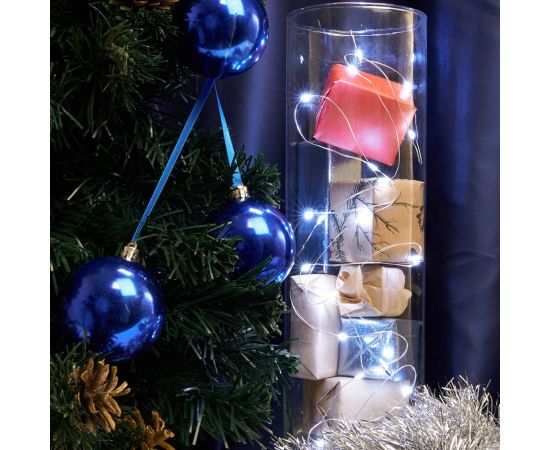 Линейная статичная гирлянда FERON CL575 Роса, 5м USB 5000K, прозрачный шнур, 48184 – изображение 2