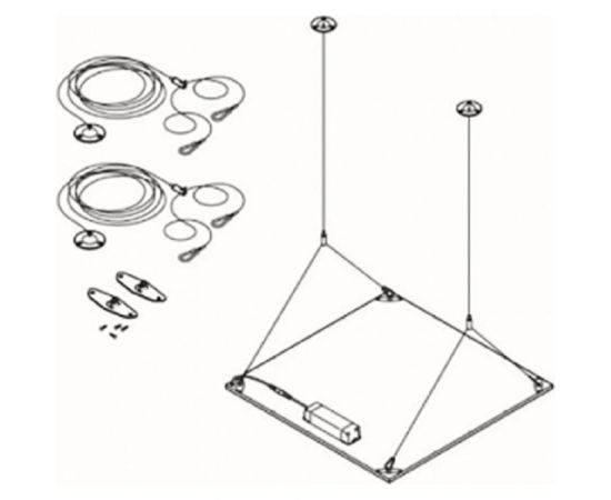 Подвесное крепление ЭРА для светодиодной панели SPL SPLFIX2 Б0048921 – изображение 2