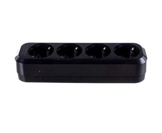 Розеточная колодка TDM 4 гнезда 2П 3 16А 250В черная SQ1806-0114 – изображение 2