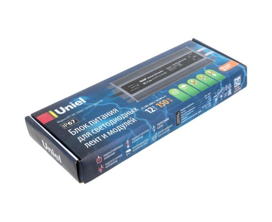 Блок питания Uniel 150A67 12V IP67 2 выхода UET-VAF UL-00007577 – изображение 3
