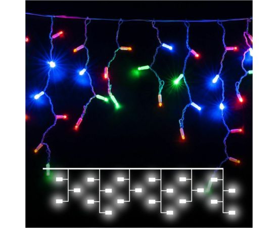 Бытовая электрическая гирлянда Eurosvet 100-101 / бахрома / мульти с эффектом мерцания a060409 – изображение 3