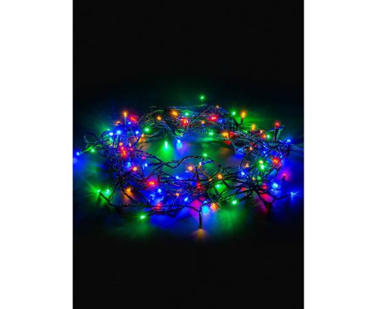 Светодиодная многоцветная гирлянда TDM СГ100MЗ10, зеленый шнур, 10м, 8 режимов, SQ0361-0041 – изображение 3