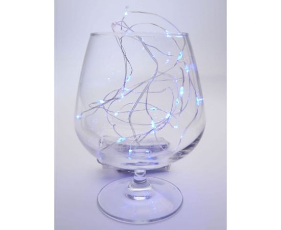 Гирлянда FERON CL57020 LED синий, батарейки 2 АА, IP 20, шнур 0,5м 32367 – изображение 4