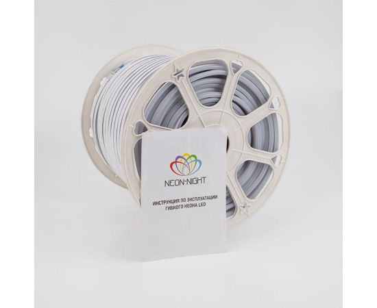 Гибкий неон NEON-NIGHT LED SMD 8х16мм белый 120 LED/м бухта 100м 131-045 – изображение 4