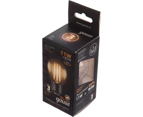 Светодиодная лампа THOMSON LED FILAMENT GLOBE 11W 1100Lm E27 4500K TH-B2096 – изображение 4