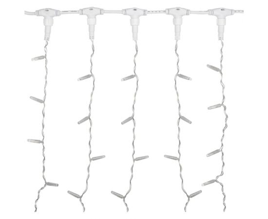 Гирлянда светодиодный дождь занавес Neon-Night 2x1,5 м мерцания, прозрачная, диоды белые 235-315-6 – изображение 5