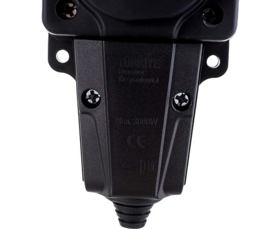 Штепсельная колодка NE-AD 3-гнезда с крышками, с заземлением, 16А, IP54, каучук, 4103 – изображение 5