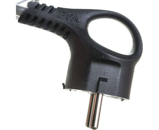 Шнур питания с вилкой ЭРА UX-3x0,75-3m-B с заземлением 3м ПВС 3x0,75мм2 черный Б0048693 – изображение 5