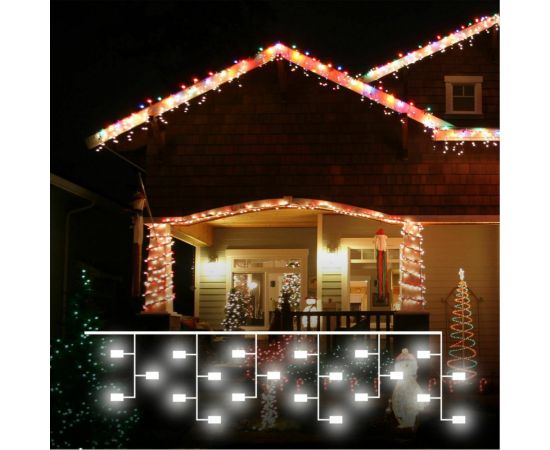 Бытовая электрическая гирлянда Eurosvet 100-101 / бахрома / мульти с эффектом мерцания a060409 – изображение 6