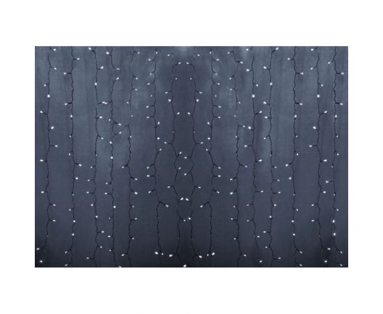 Гирлянда Neon-Night ДОЖДЬ занавес 2х3м, прозрачный ПВХ, 448 LED БЕЛЫЕ, 28 LED/нить, 16 нитей 235-155-6 – изображение 6