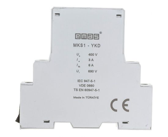 Блок-контакт Emas 1НО+1НЗ, MKS1-YKD01 