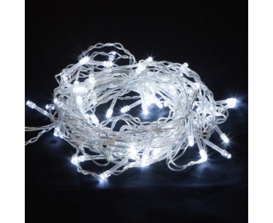 Новогодняя гирлянда Eurosvet Бахрома 100-001 белый a044082 
