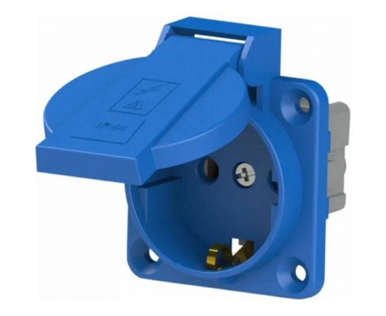 Розетка NE-AD щитовая внешняя с крышкой 1*16 A, IP 44,1/35/350, 2001 