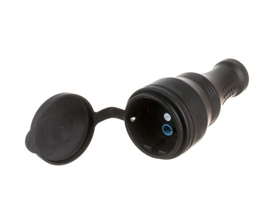 Розетка Emas в резиновом корпусе для удлинителя EKS116P 