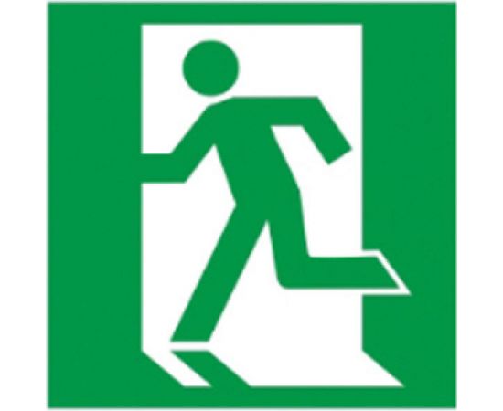 Самоклеящаяся этикетка IEK Выход здесь левосторонний, 150x150 мм YPC30-150VZ-LSTR 