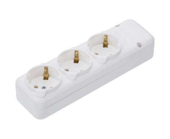 Колодка NE-AD 3 гнезда, с заземлением, 16А, 250В, 1/35/140, 3014-K 