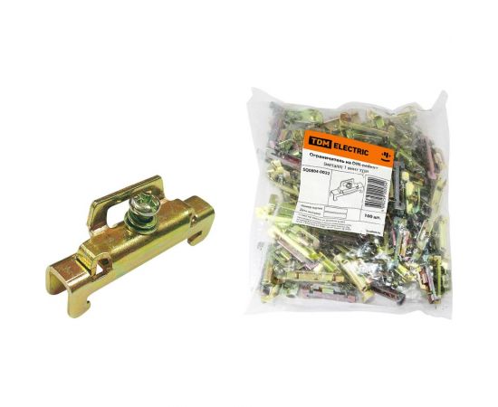 Ограничитель на DIN-рейку TDM металл, 1 винт SQ0804-0022 