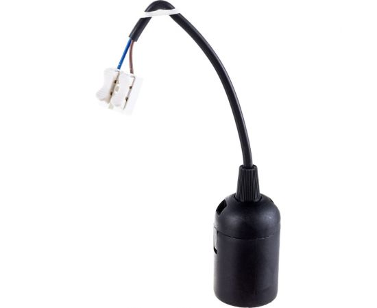 Патрон NE-AD подвесной E27 со шнуром для ламп, термопластик, Черный, 1/100, A3102-25 