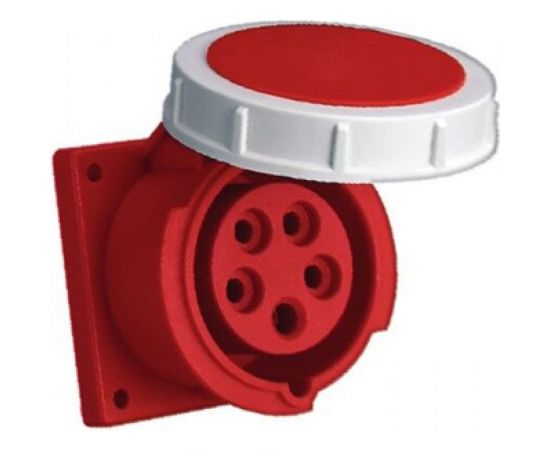 Стационарная внутренняя розетка EKF PROxima 3252, 3Р+РЕ+N, 32А, 380В, IP67, SQ ps-3252-32-380 