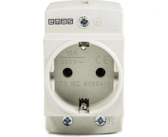 Розетка на дин-рейку Emas EPREU2G 