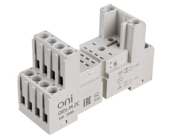 Розетка ONI ORS-M для реле ORM 2C ORS-M-1-2-G 