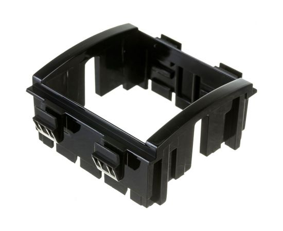 Каркас под 2 модуля DKC BRAVA, цвет черный F0000MB 