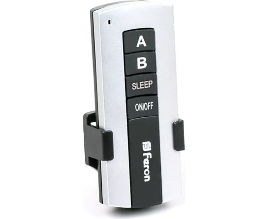 Дистанционный выключатель FERON TM75 230V 1000W 2-х канальный 30м с пультом управления, черное серебро 23344 – изображение 2