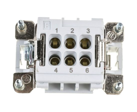 Штепсель Emas 6 полюсов, 16А EB006CF00 – изображение 2