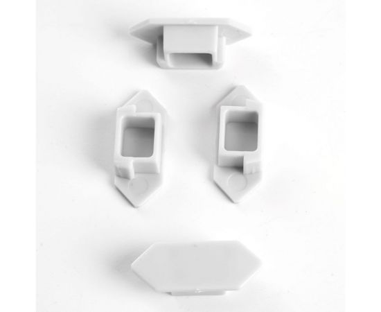 Заглушка без отверстия для профиля CAB272 FERON LD354 (комплект 4шт) 48229 – изображение 2