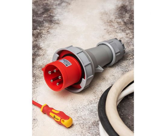 Переносная вилка EKF 0352 3Р+РЕ+N 63А 380В IP67 PROxima SQps-0352-63-380 ps-0352-63-380 – изображение 2