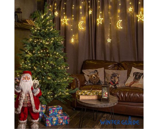 Электрическая гирлянда-занавес Winter Glade 123 лампы теплый белый CB123 – изображение 3