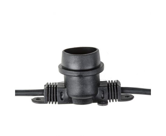 Гирлянда Uniel UDL-K110 40/E27/10M IP65 BLACK BELT-LIGHT Белт-лайт, 10 м + 1,5м сетевой шнур UL-00006440 – изображение 3