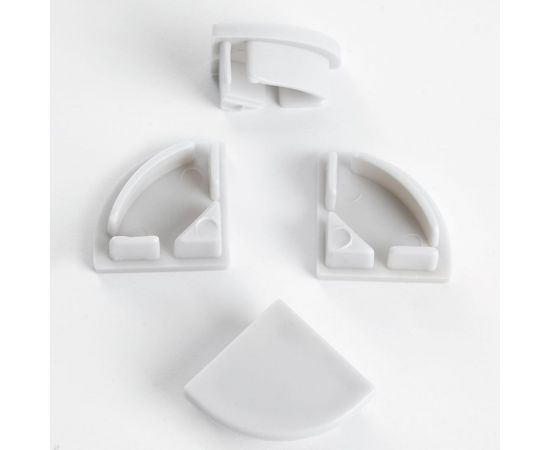 Заглушка без отверстия для профиля CAB280 FERON LD379 (комплект 4шт) 48254 – изображение 3