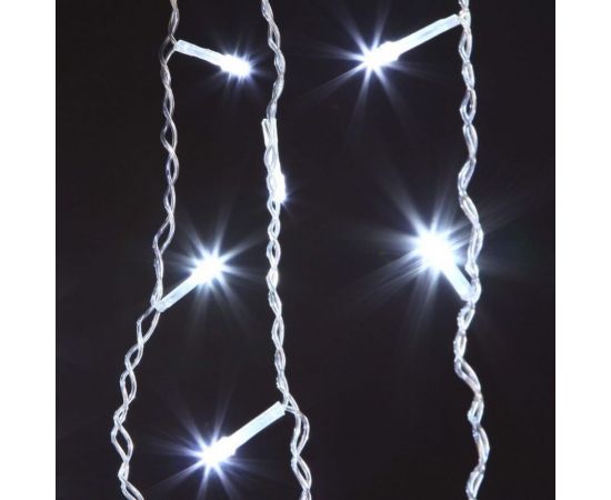 Новогодняя гирлянда Eurosvet Бахрома 100-001 белый a044082 – изображение 3