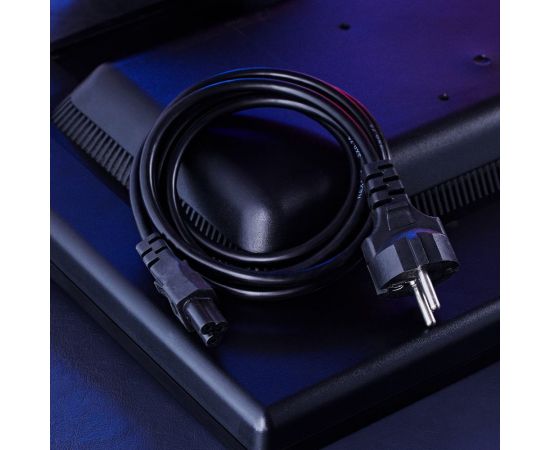 Сетевой шнур REXANT евровилка - евроразъем С5, 3x0,75 мм2, 1,8 м для питания ноутбука 11-1151 – изображение 3