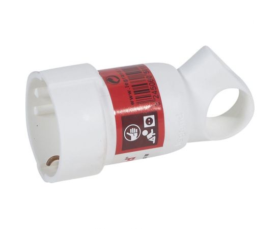 Кабельная розетка Legrand Helium 16А 2К+3 белая, с кольцом Leg199589 050191 – изображение 3