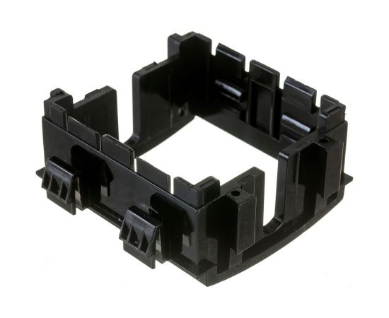 Каркас под 2 модуля DKC BRAVA, цвет черный F0000MB – изображение 3