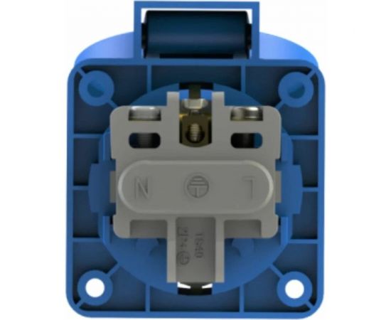 Розетка NE-AD щитовая внешняя с крышкой 1*16 A, IP 44,1/35/350, 2001 – изображение 4