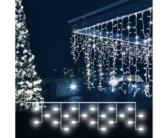 Новогодняя гирлянда занавес Eurosvet 200-001 белый a044087 – изображение 10