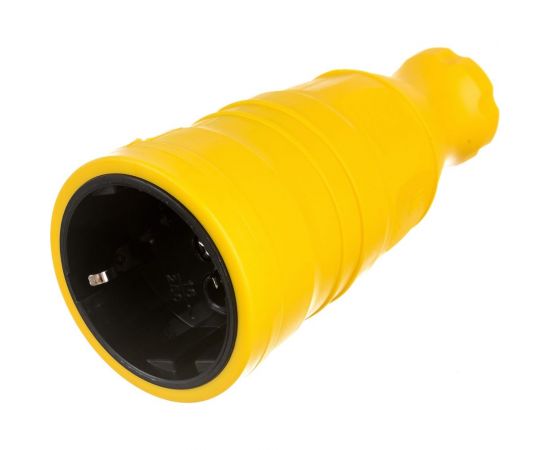 Переносная розетка IEK Omega рбп14-1-0м ip20, желтая OM-KR20-16-20-P1-00-K05 