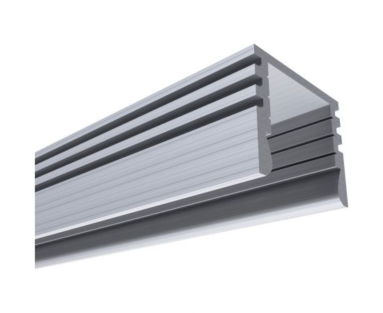 Глубокий алюминиевый прямой профиль APEYRON для светодиодной ленты, 2м. 08-10-01 