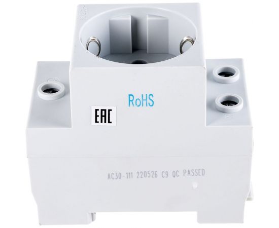 Розетка CHINT AC30-111 с заземляющим контактом на DIN-рейку 775001 
