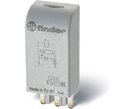 Модуль индикации и защиты Finder Umin=0, 6Un, для реле с питанием 220В DC, 9902922060 
