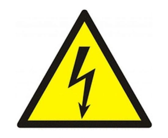 Символ Молния TDM треугольник 85х85х85мм SQ0817-0015 