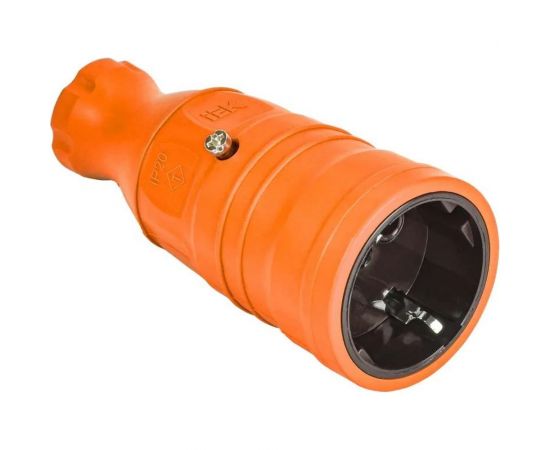 Переносная розетка IEK Omega рбп14-1-0м ip20, оранжевая OM-KR20-16-20-P1-00-K09 